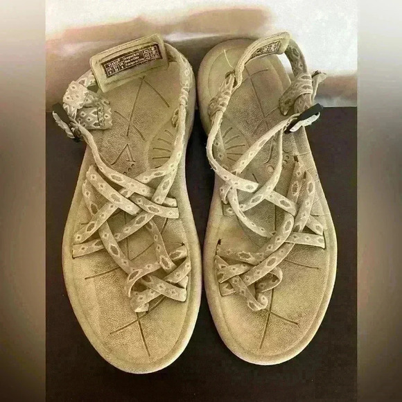 Viakix Womens‎ Walking Sport Athletic Outdoor Sandals Siena Beige Sz 8 Summer - Picture 3 of 11